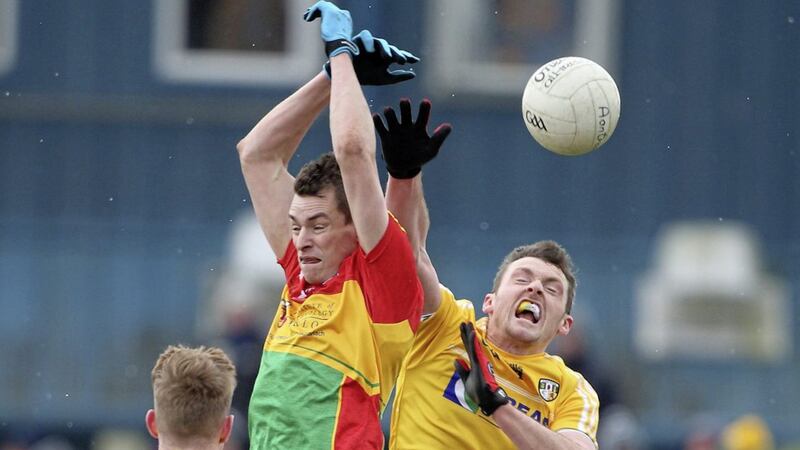 Carlow are finally rising in the League and understandably don&#39;t want the Championship to end in tiers. Picture by Cliff Donaldson 