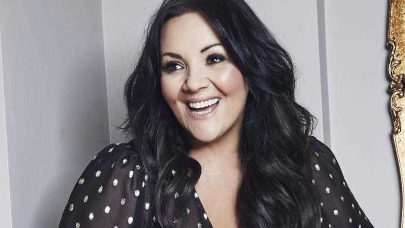 Martine McCutcheon wearing an outfit from her new fashion range available from fashionworld.co.uk 