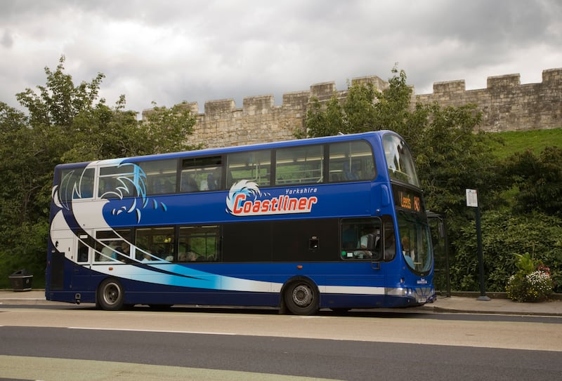 A Coastliner bus in York