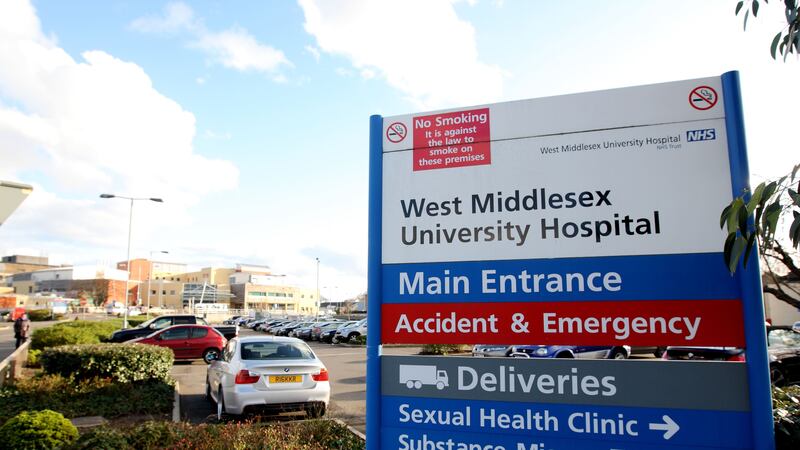 General view of the West Middlesex Hospital in Isleworth, West London. (Steve Parsons/PA Wire)