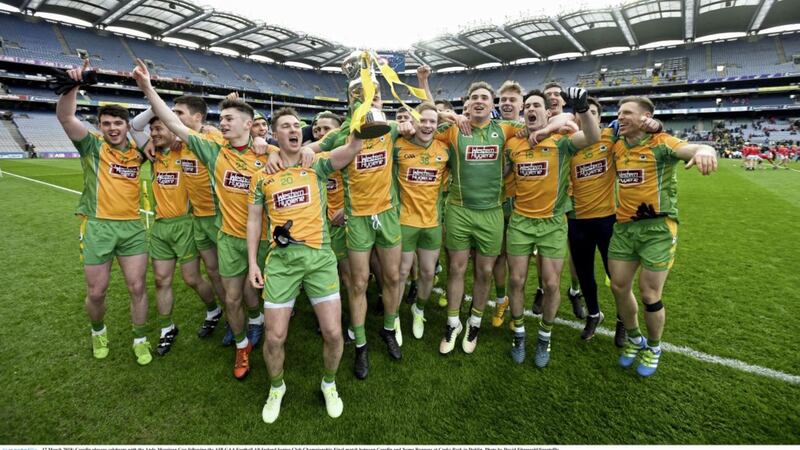 Corofin can become only the third club (excluding UCD) to win back-to-back All-Ireland club titles when they take on Dr Crokes tomorrow. 