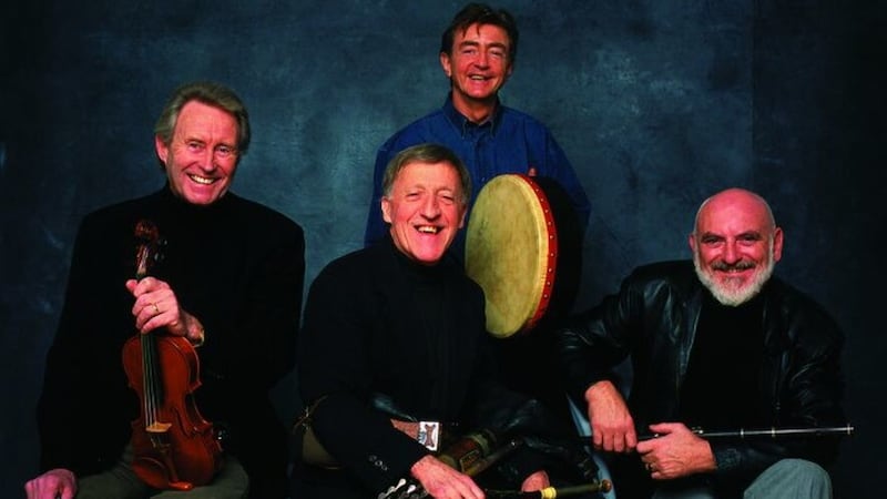 The Chieftains fiddle player Seán Keane (left) has died at the age of 72.