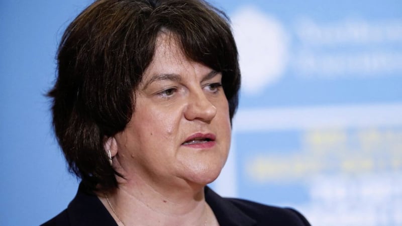 First Minister Arlene Foster said while progress was being made much more needed to be done to halt the spread of Covid-19 Picture by Kelvin Boyes/Press Eye/PA Wire 