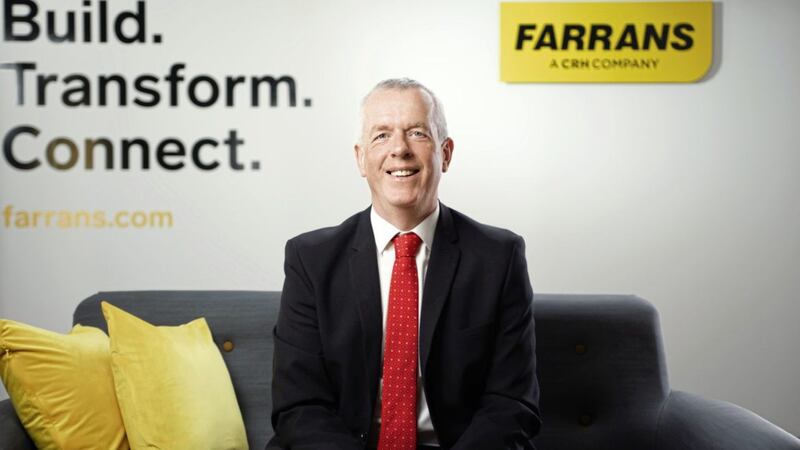 Dominic Lavery, managing director of Farrans Construction, pictured in the company&#39;s new Leeds office 