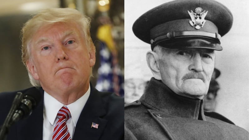 This is the second time Trump has mentioned the deeply controversial story about General John Pershing, which has been widely discredited.