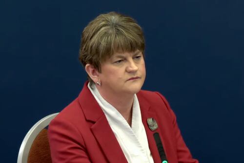 Live: Arlene Foster tells inquiry ‘we felt we had more time’ before Covid hit Northern Ireland