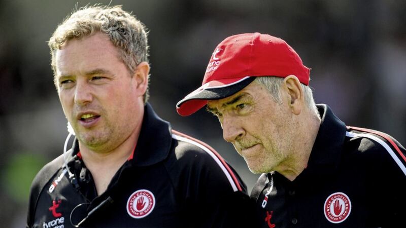 Mickey Harte and Gavin Devlin will take charge of their first game with Louth today 