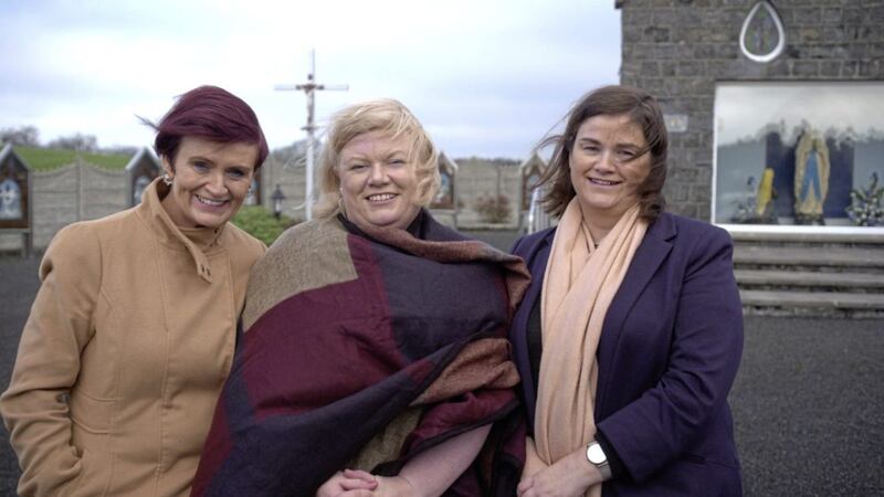 Patricia, Mary and Colleen McGuinness recall the miraculous summer of 1985. Picture by RTE 