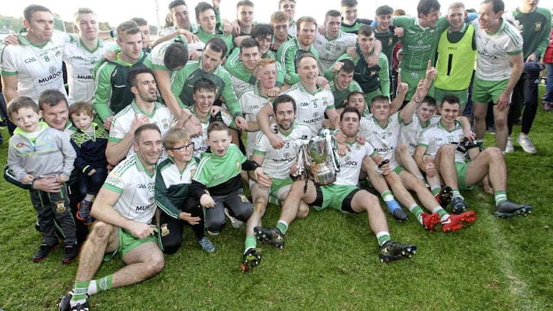 Burren defeated defending champions Kilcoo in last year&#39;s Down championship final. Picture by Philip Walsh 