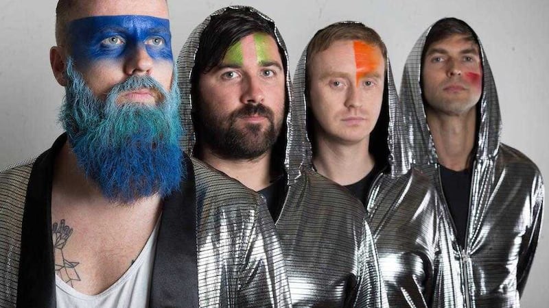 Southern electronic outfit Le Galaxie &ndash; who have, incidentally, postponed their gig in Belfast tonight. A new date will be announced in January, they say 