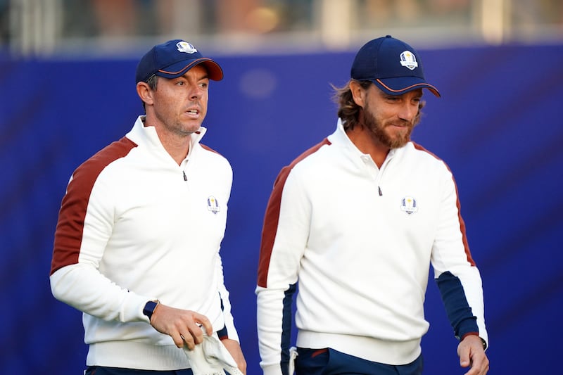 Rory McIlroy and Tommy Fleetwood are bidding to end their own winless streaks in 2024