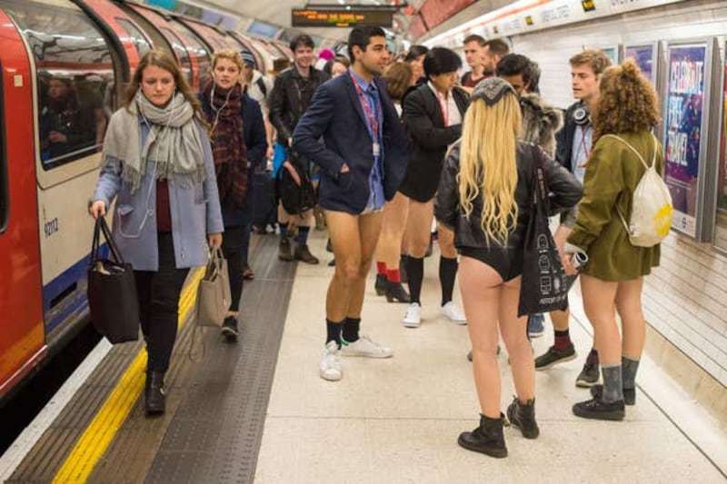 No Trousers on the Tube day