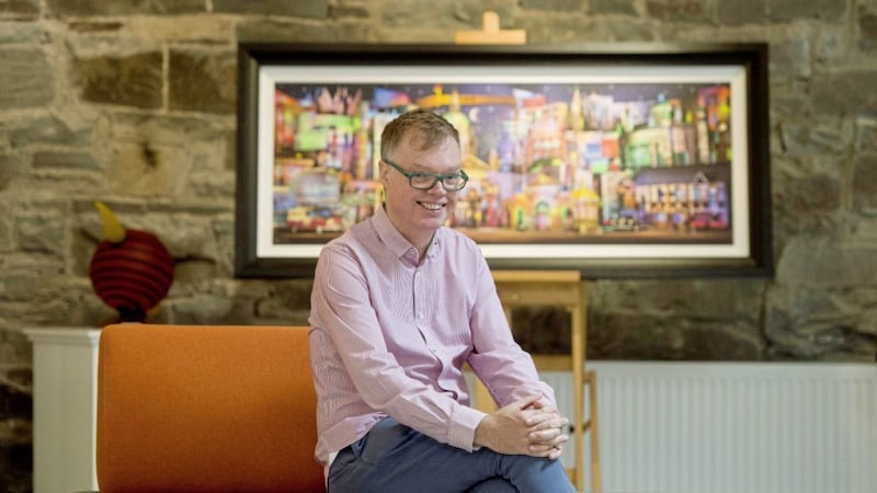 Keith Drury pictured in his studio in Crossgar, Co Down. Picture by Mark Marlow 