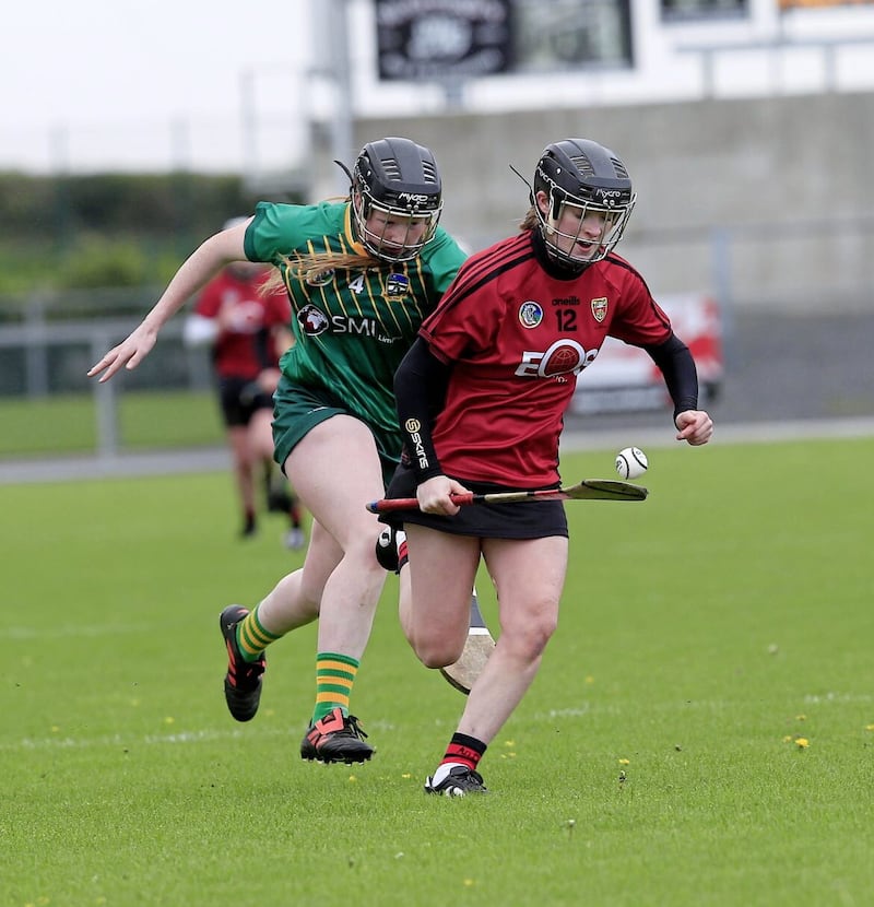 Saoirse Sands has been glad to be back in the red and black of Down as they look forward to the Championship. Picture by Philip Walsh 