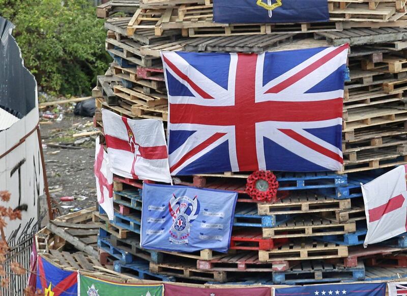 An anti-internment bonfire in the  Bogside area of Derry has been controversial in recent years. Picture by Margaret McLaughlin