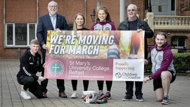 Students at St Mary&#39;s University College in Belfast are raising funds for Children in Crossfire. 