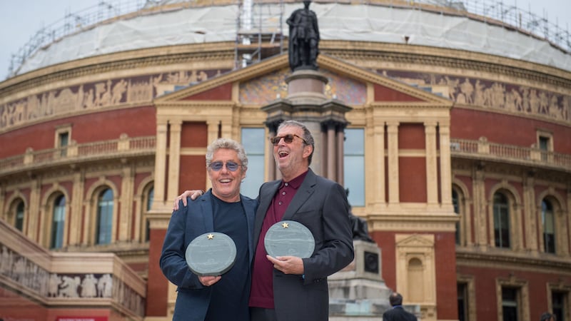 The Who frontman and Clapton were among the people being honoured at the famous venue.