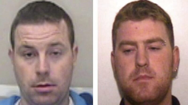 Police are searching for Armagh brothers Christopher Hughes (left) and Ronan Hughes (right) following the deaths of 39 people in Essex last week 