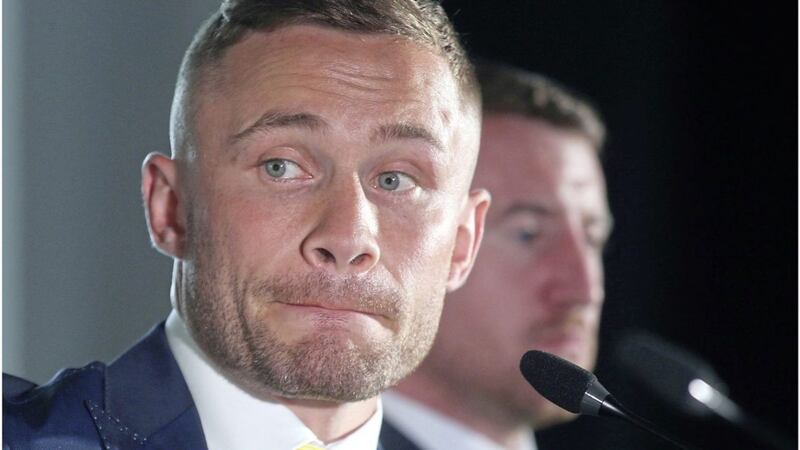 Carl Frampton&#39;s fight with Emmanuel Dominguez has been cancelled following a freak accident involving a large hotel ornament 