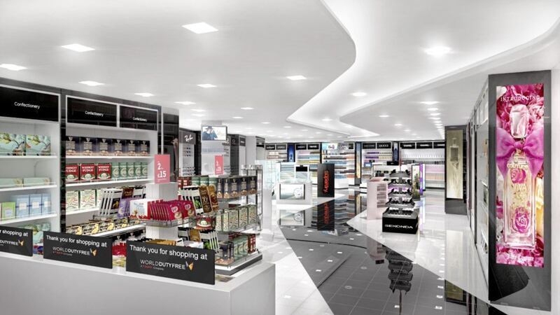 How the World Duty Free retail area will look after the refurbishment 