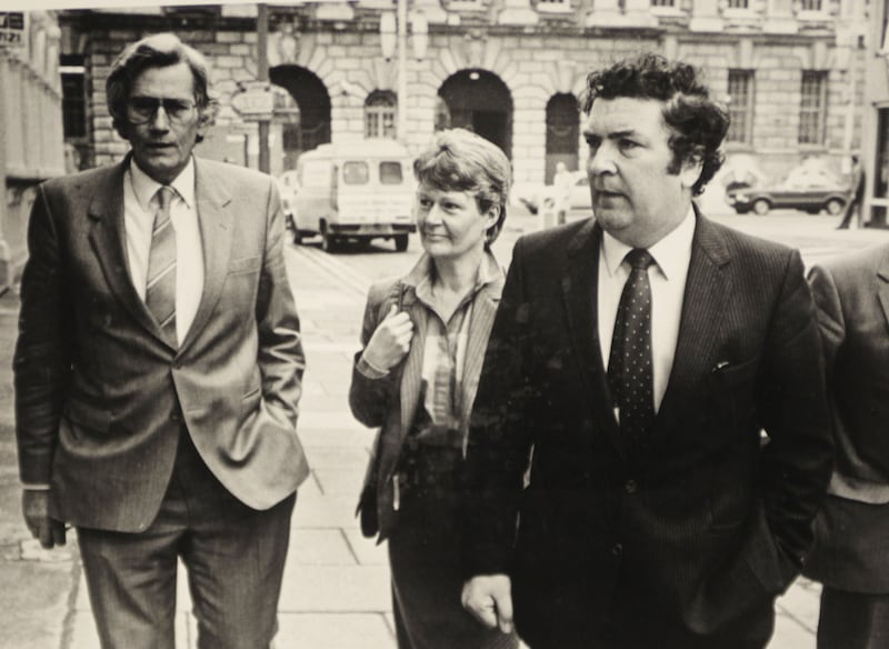 Tensions were reported between John Hume, pictured with his wife Pat, and Seamus Mallon in 1990