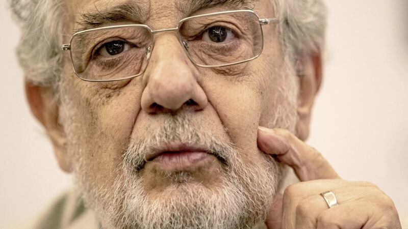 Placido Domingo said that there are places now where &quot;one can't say anything to a woman&quot;. Picture by Bernat Armangue/AP