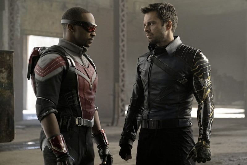 The Falcon And The Winter Soldier: Anthony Mackie as Sam Wilson/Falcon and Sebastian Stan as Bucky Barnes/Winter Soldier 
