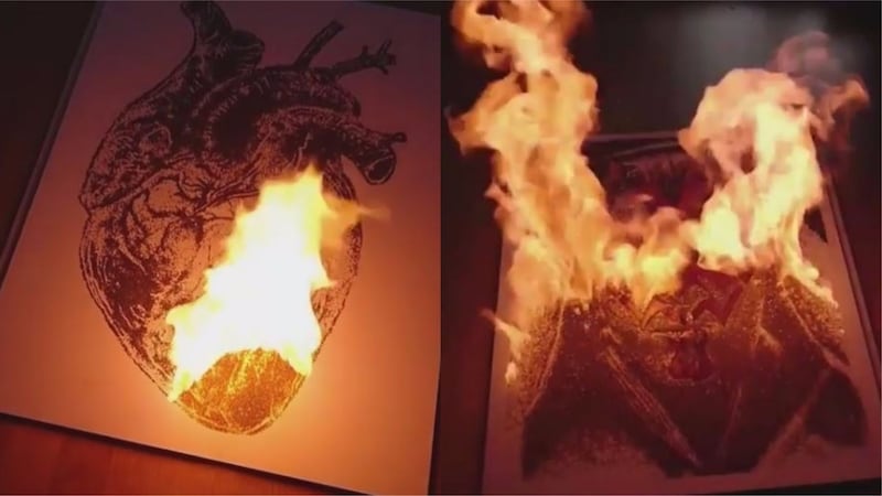 Norway’s Dino Tomic has gone viral with his fiery art.