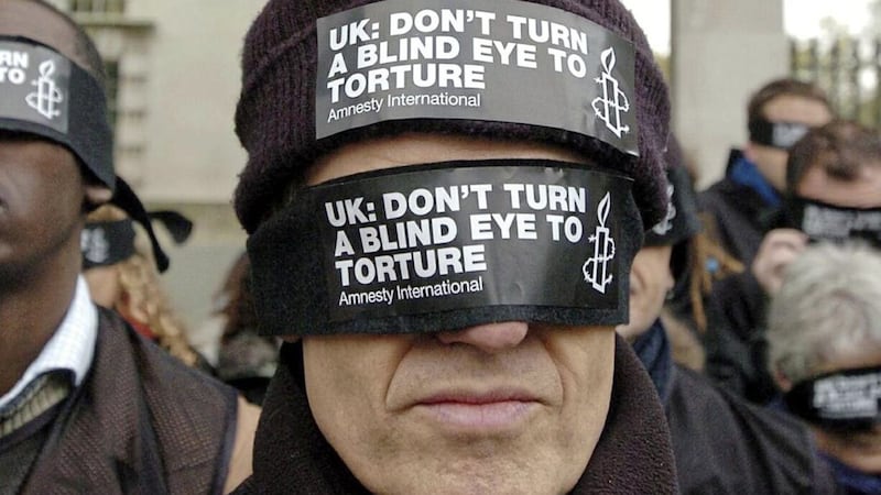 An Amnesty International demonstration against torture. File picture by Michael Stephens, Press Association 