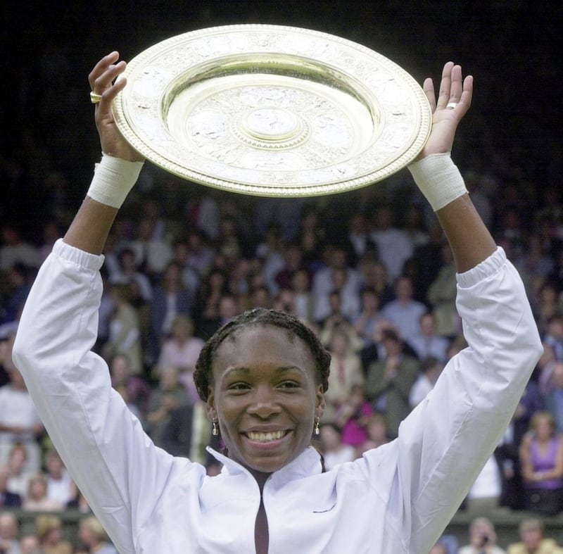 How many times has Venus Williams won Wimbledon? 