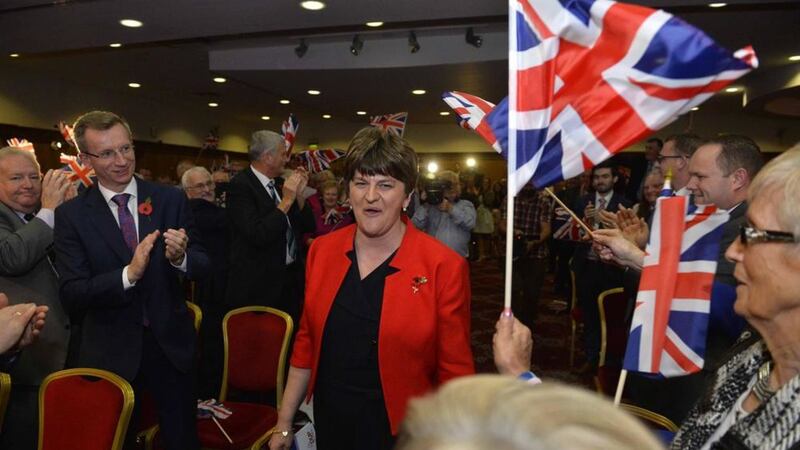Arlene Foster and the DUP enjoyed a victory lap at the weekend conference. Picture by Mark Marlow/Pacemaker Press 