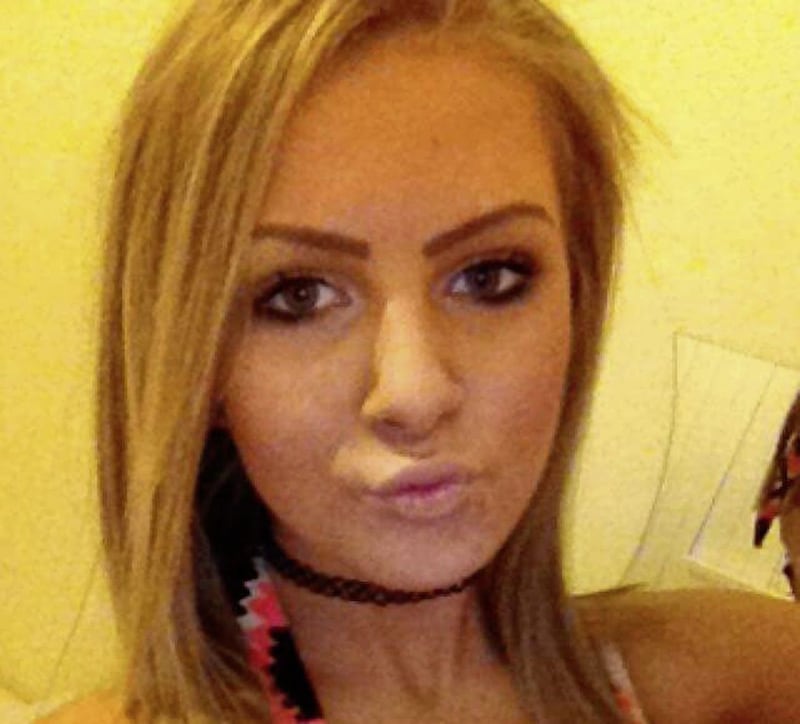 Teenager Chloe Hutchings, who died at Belfast's Great Victoria Street