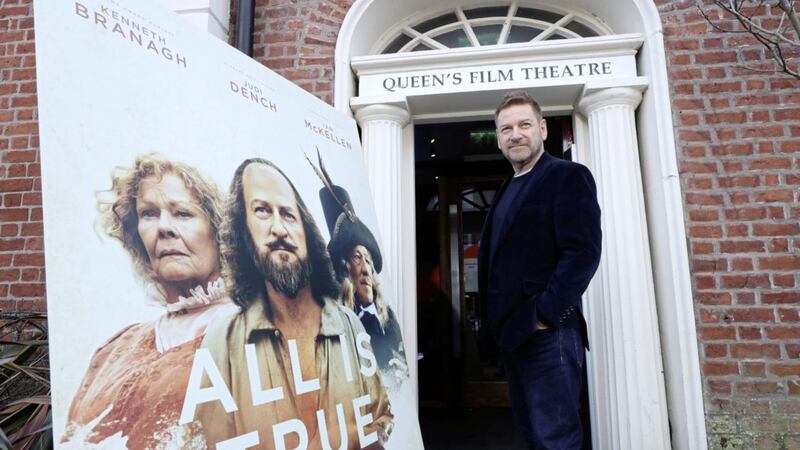 Sir Kenneth Branagh at Queen&#39;s Film Theatre Belfast. Picture by Kelvin Boyes/Press Eye 