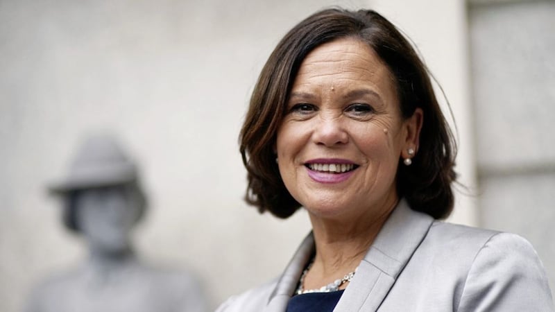 Sinn F&eacute;in President Mary Lou McDonald at Leinster House in Dublin. Picture by Brian Lawless/PA Wire 