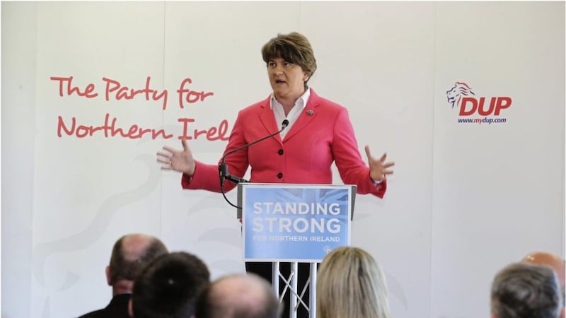 &lsquo;SOLUTIONS&rsquo;: DUP leader Arlene Foster  