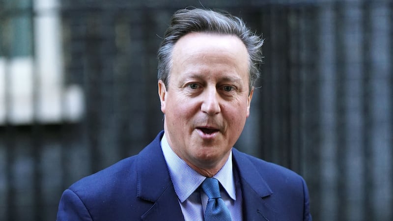 Former prime minister Lord Cameron will travel to the US this week (James Manning/PA)