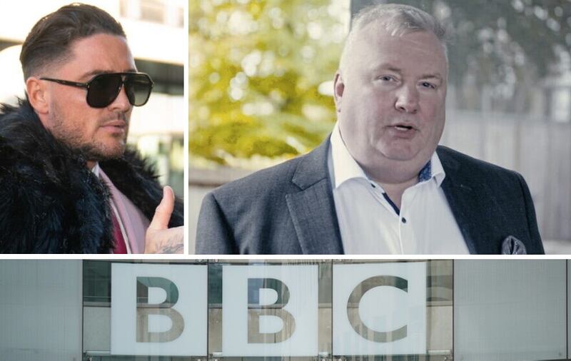 BBC presenter Stephen Nolan (right) sent a sexually explicit photograph of Stephen Bear to work colleagues