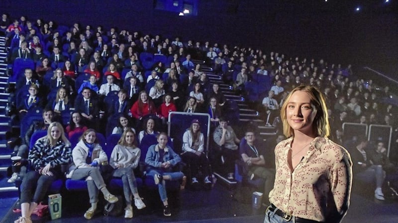 Irish actress and Cinemagic patron Saoirse Ronan at the opening of the 30th Cinemagic Festival at Odeon Cinemas, Belfast this week 