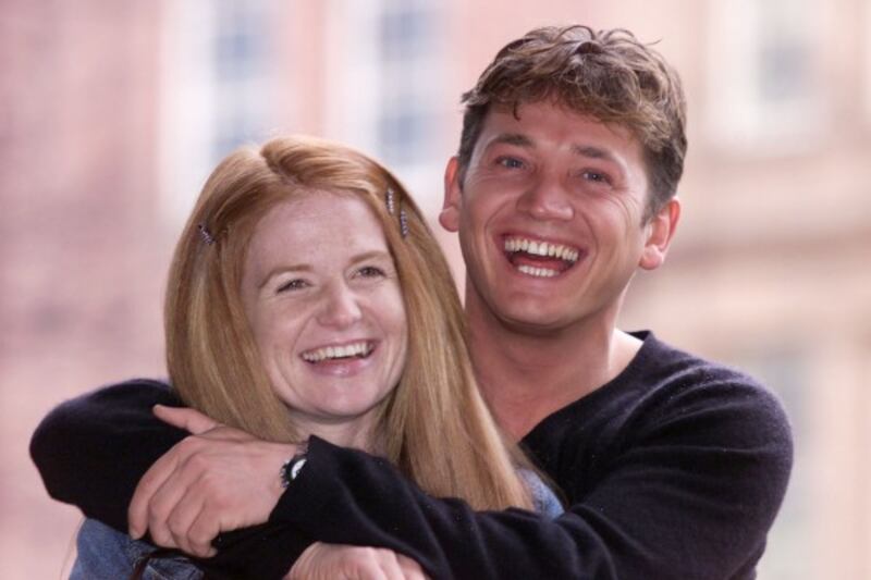 Sid starred as Ricky opposite Patsy Palmer as Bianca (Phil Noble/PA)