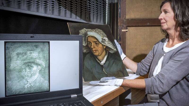 The previously unknown self-portrait of the Dutch artist was found on the back of another painting at the National Galleries of Scotland.