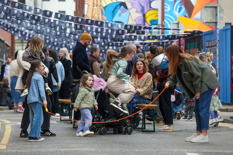 The annual Hit the North street art festival in Belfast. PICTURE: MAL MCCANN