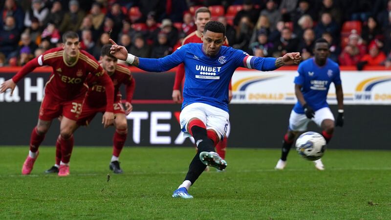 James Tavernier rescued a point for Rangers (Andrew Milligan/PA)