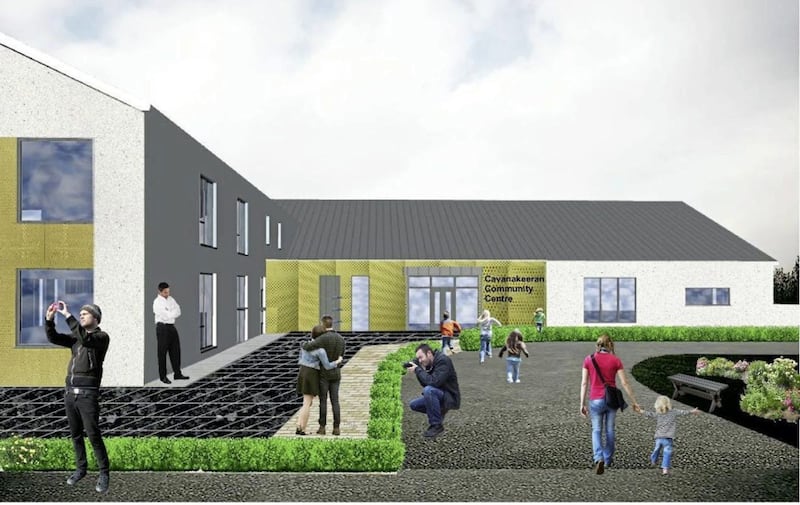 An image of what Cavanakeeran Community Centre will look like 