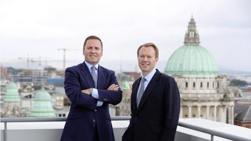 David Durlacher (right), managing director and chief executive of Julius Baer International, with the wealth management firm&#39;s regional head Jonathan Dobbin 
