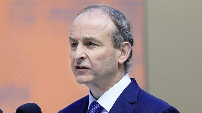 Taoiseach Miche&aacute;l Martin is inviting funding applications for the Shared Island unit. Picture by Julien Behal/PA Wire 