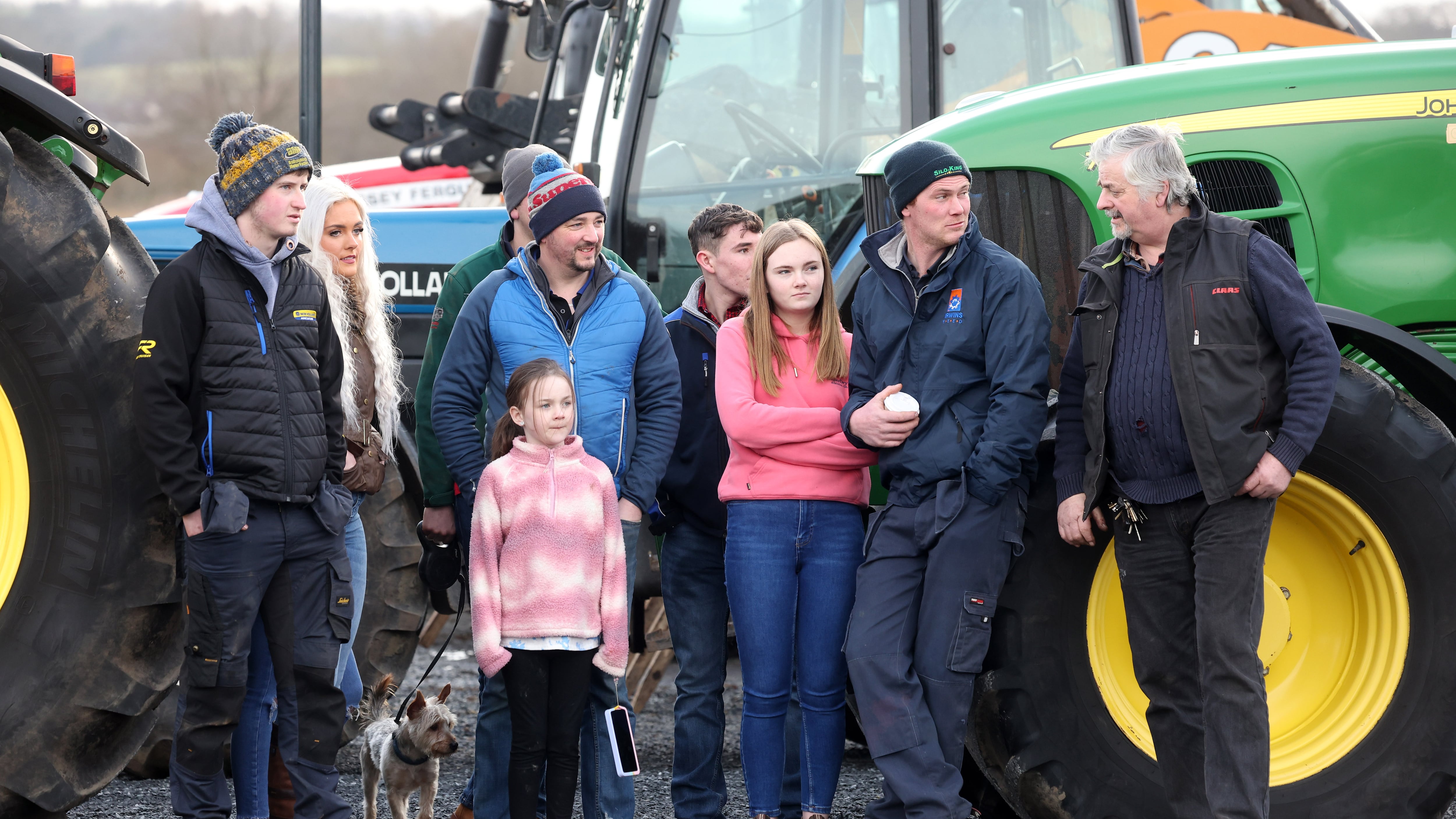 Farmers protest against the Inheritance Tax changes to Agricultural and Business Property Relief.