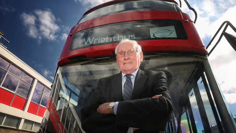 William Wright, owner of Wrightbus which saw profits treble last year 