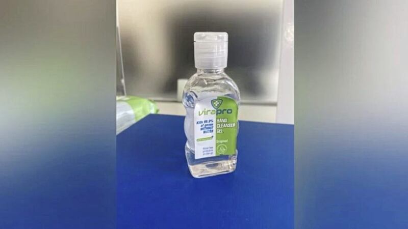 ViraPro Hand Sanitiser has been recalled over health concerns. Picture by RT&Eacute; 