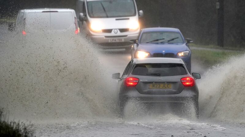 The Met Office issued an amber warning for wind as Storm Henk battered parts of the UK on Tuesday