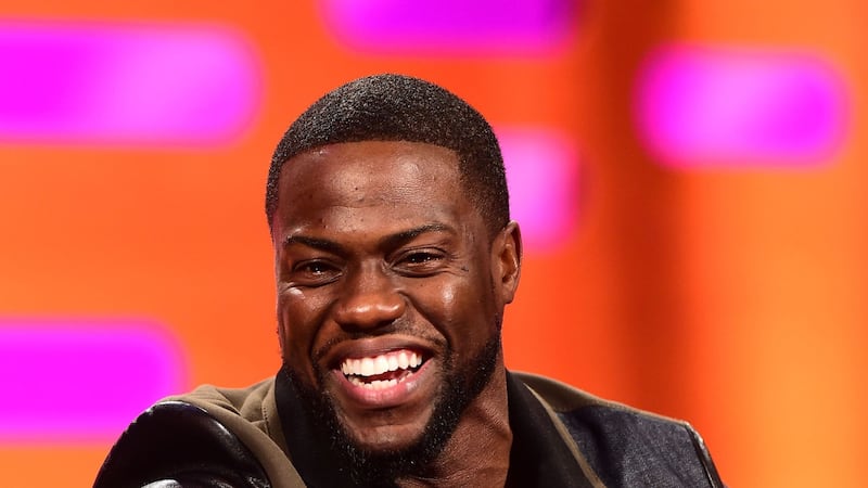 Kevin Hart posted a video of himself playing with six-month-old Kenzo Kash.